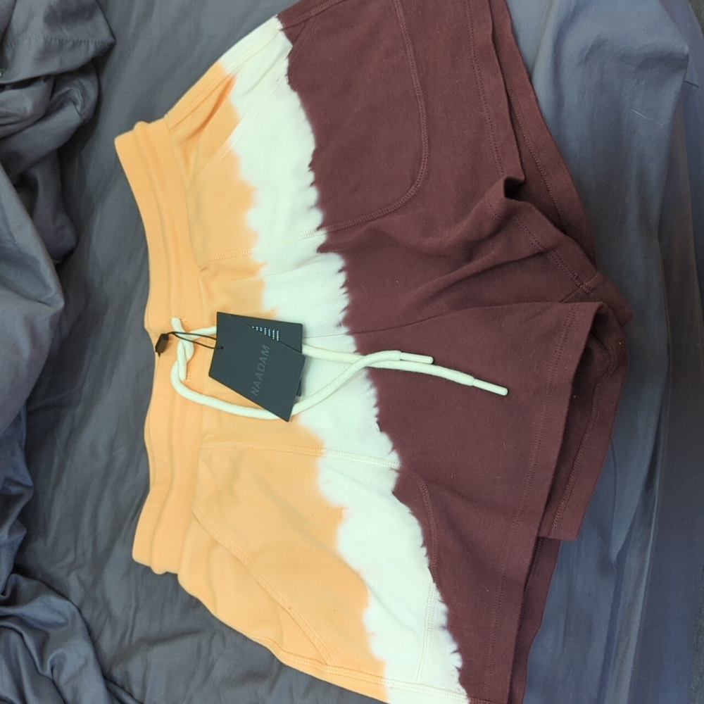 NWT Naadam Tye Die Shorts
